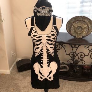 Skeleton dress costume